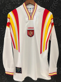 1996 Spain Home Long Sleeve Retro Soccer Jersey (长袖)