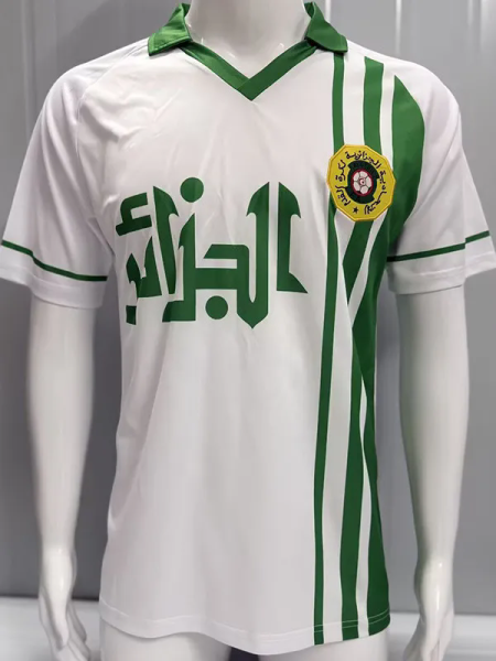 1986 Algeria Home Retro Soccer Jersey