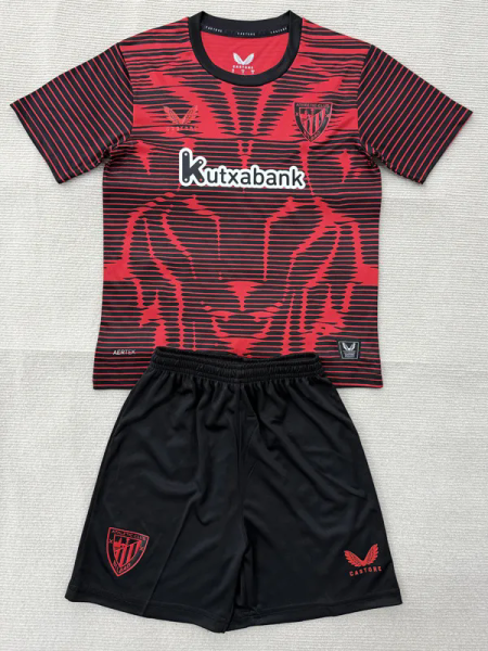 25-26 Bilbao Fourth Kids Soccer Jersey