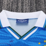 1996 Brazil Away Kids Retro Soccer Jersey
