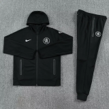 25-26 CHE Black Hoodie Jacket Tracksuit #01