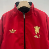 25-26 Man Utd Black & Red Double Sided Windbreaker (双面风衣)