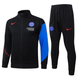 25-26 PSG Black Jacket Tracksuit #A25117