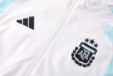 25-26 Argentina White Hoodie Jacket Tracksuit