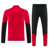 26-27 Germany Red Half Pull Tracksuit (半拉链)