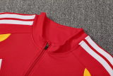 26-27 Germany Red Half Pull Tracksuit (半拉链)