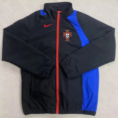 25-26 Portugal Black Windbreaker