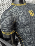 25-26 Brazil Black Gold Special Edition Player Version Soccer Jersey