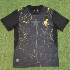 26-27 Ghana Black Fans Soccer Jersey