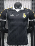 25-26 RMA Black Casual Edition Player Version Training Shirts (黄边)
