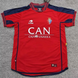 2000-2002 Osasuna Home Retro Soccer Jersey (带章)