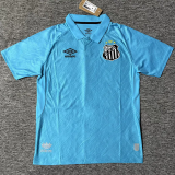 25-26 Santos FC Third Prints Sponsor Fans Soccer Jersey