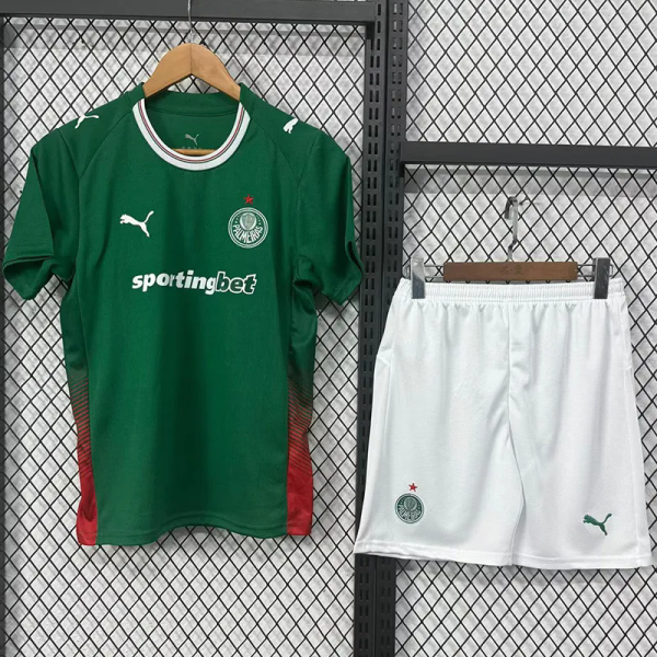 26-27 Palmeiras Home Kids Soccer Jersey