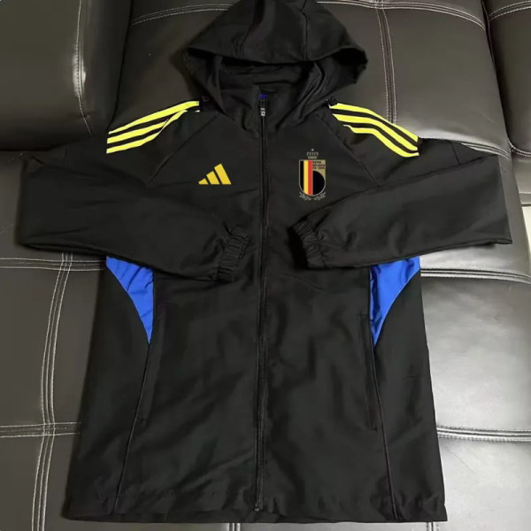 26-27 Belgium Black Windbreaker