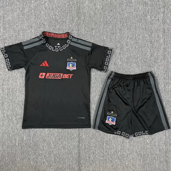 26-27 Colo-Colo Away Kids Soccer Jersey