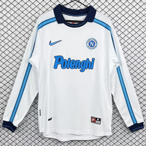 1998-1999 Napoli Away Long Sleeve Retro Soccer Jersey (长袖)
