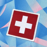 26-27 Switzerland Blue Fans Soccer Jersey