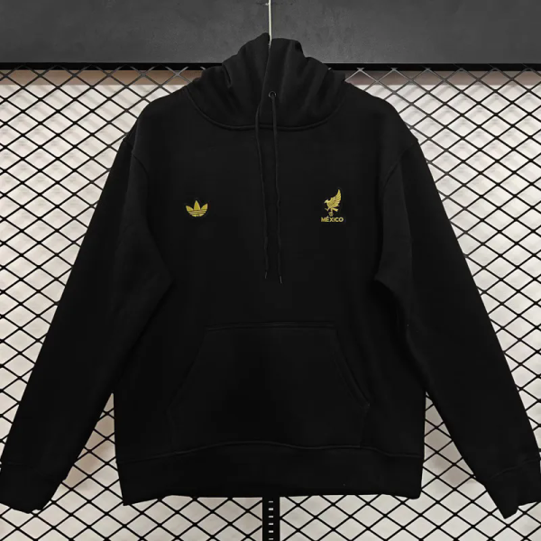 26-27 Mexico Black Hoody 黑色(加绒)