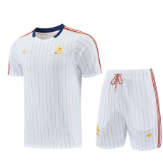 26-27 Roma White Training Short Suit