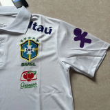 25-26 Brazil White Polo Short Sleeve