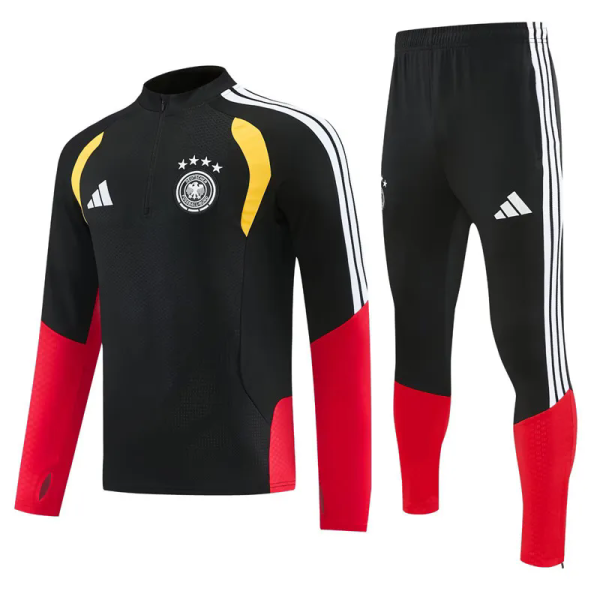 26-27 Germany Black Half Pull Tracksuit (半拉链)
