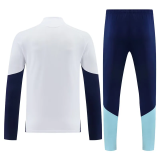 26-27 Argentina White Half Pull Tracksuit (半拉链)