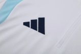 26-27 Argentina White Half Pull Tracksuit (半拉链)