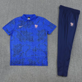 25-26 France Fancy blue Short shirts and Long trousers Suit