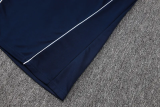 25-26 Marseille Royal blue Half Pull Tracksuit #B25153(半拉链)