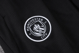 25-26 Man City Black Kids Half Pull Tracksuit #E25231(童装)(半拉链)
