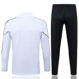 25-26 ACM White Kids Half Pull Tracksuit #E25222(童装)(半拉链)