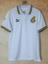 25-26 Ghana White Polo Short Sleeve (有领)
