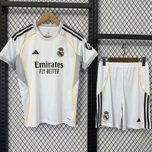 25-26 RMA Home Kids Soccer Jersey