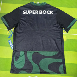 25-26 Sporting Lisbon Black Green Fans Soccer Jersey