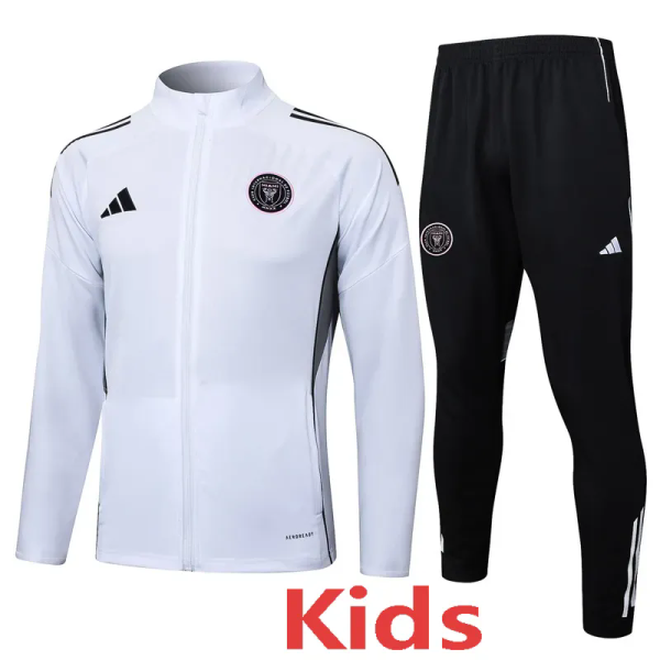 25-26 Inter Miami White Kids Jacket Tracksuit #E2561(童装)