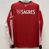 25-26 Benfica Home Long Sleeve Soccer Jersey (长袖)