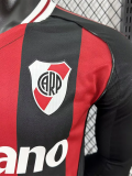 25-26 River Plate Away Long Sleeve Player Version Soccer Jersey (长袖球员)
