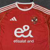 25-26 AL AHLY SC Home Fans Soccer Jersey