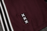 25-26 Ajax Jujube red Training Short Suit #D2528