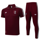 25-26 Ajax Jujube red Short shirts and Long trousers Suit #C2509