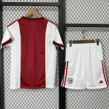 25-26 Ajax Home Kids Soccer Jersey