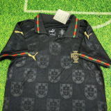 25-26 Portugal Black Special Edition Kids Soccer Jersey (有领)