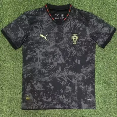 25-26 Portugal Black Training shirts (V领)