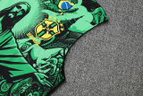 25-26 Brazil Green Tank top and shorts suit