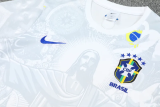 25-26 Brazil White Training Short Suit