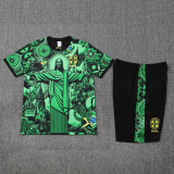 25-26 Brazil Green Training Short Suit