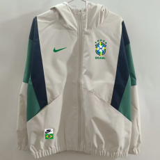 25-26 Brazil White Windbreaker