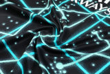25-26 INT Black blue Tank top and shorts suit