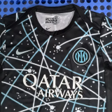 25-26 INT Blue Black Training shirts