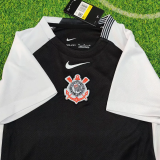 25-26 Corinthians Away Kids Soccer Jersey